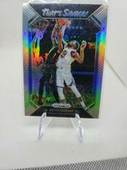 Kevin Durant [Silver Prizm] #5 Basketball Cards 2018 Panini Prizm That's Savage Prices