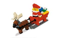 LEGO Set | Santa with Sleigh Building Set LEGO Holiday