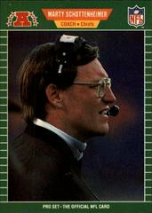 Marty Schottenheimer Football Cards 1989 Pro Set Prices