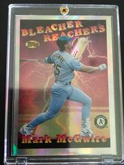Mark McGwire Bleacher Reachers [Refractor] #SB6 Baseball Cards 1997 Topps Chrome Season's Best Prices