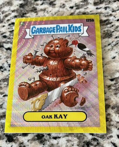 OAK KAY [Yellow Wave] #125b 2021 Garbage Pail Kids Chrome