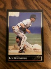 Lou Whitaker [Black Gold] #391 Baseball Cards 1992 Leaf Prices