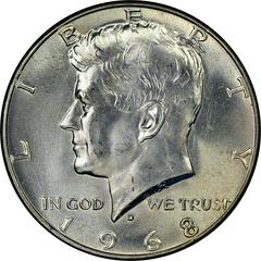 1968 D Coins Kennedy Half Dollar Prices