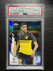 Achraf Hakimi [Blue Refractor] #12 Soccer Cards 2019 Topps Chrome UEFA Champions League Prices