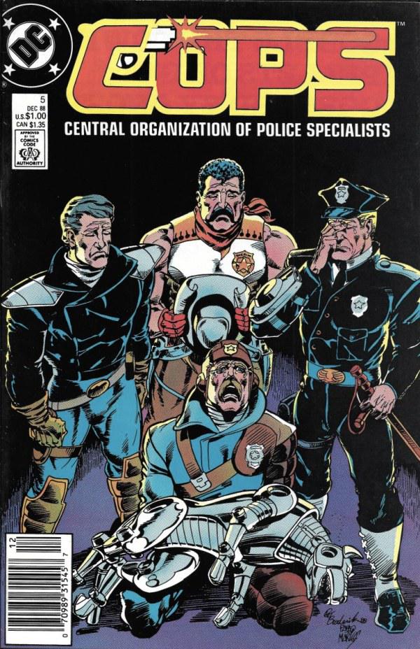 COPS [Newsstand] #5 (1988) Comic Books COPS (DC)