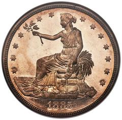 1885 [PROOF] Coins Trade Dollar Prices