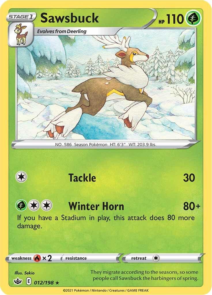 Sawsbuck 12 Prices Pokemon Chilling Reign Pokemon Cards