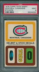 Montreal Canadiens Hockey Cards 1979 Topps Team Insert Stickers Prices