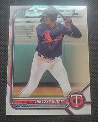Carlos Aguiar Baseball Cards 2022 Bowman Chrome Prospects Prices