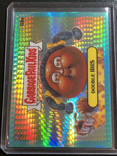 DOUBLE IRIS [Aqua Prism] #139a 2021 Garbage Pail Kids Chrome