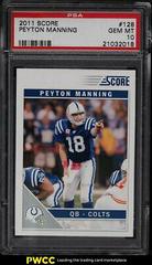 Peyton Manning #128 Football Cards 2011 Panini Score Prices