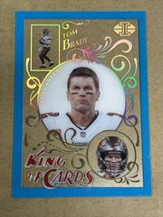 Tom Brady [Light Blue] #KC-2 Football Cards 2021 Panini Illusions King of Cards Prices