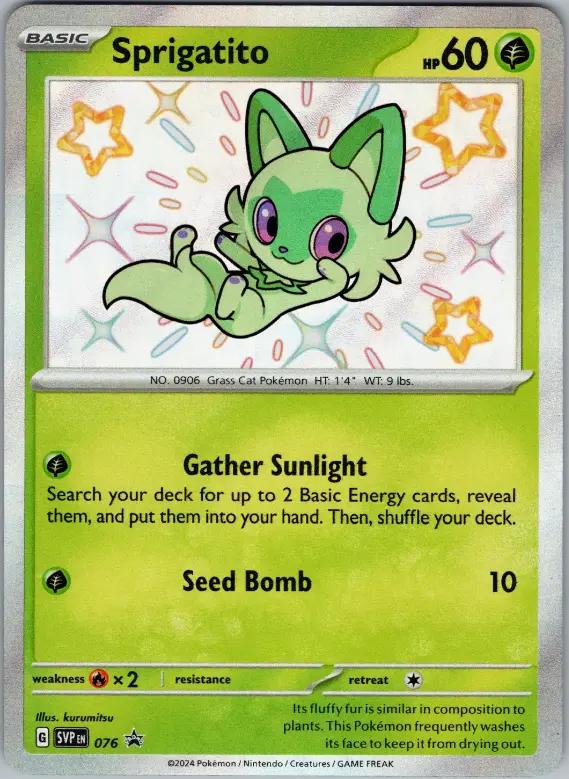 Sprigatito #76 Pokemon Promo