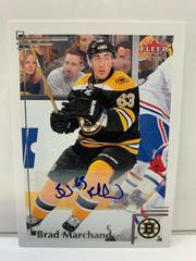 Brad Marchand [Autograph] Hockey Cards 2012 Fleer Retro Prices