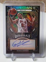 Dennis Rodman [Orange] Basketball Cards 2021 Panini Obsidian Galaxy Autographs Prices