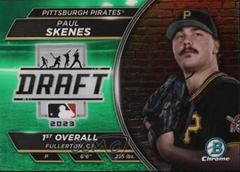 Paul Skenes [Green] #BDN-7 Baseball Cards 2023 Bowman Draft Night Prices