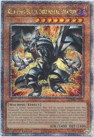 Red-Eyes Black Fullmetal Dragon [Quarter Century Secret Rare] ROTA-EN005 YuGiOh Rage of the Abyss