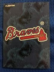 Atlanta Braves #19 Baseball Cards 1996 Fleer Braves Team Set Prices