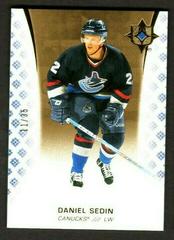Daniel Sedin [Gold] Hockey Cards 2020 Ultimate Collection Prices