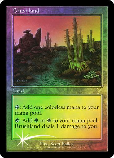 Magic: The Gathering - Brushland (Boscaglia) - Tenth Edition - Rara - Carta Singola