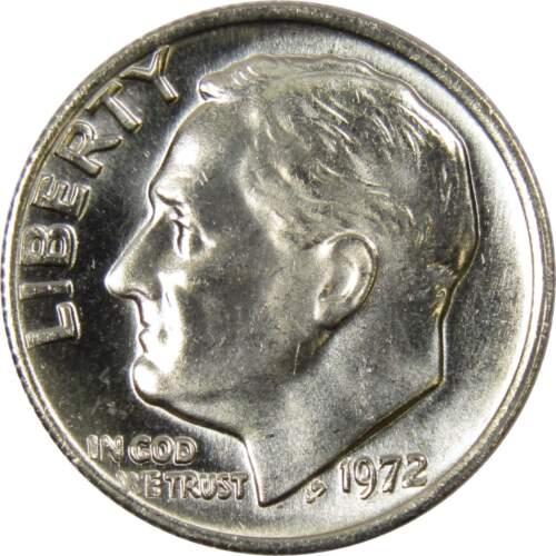 1972 Coins Roosevelt Dime