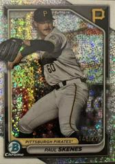 Paul Skenes [Speckle Refractor] #BCP-125 Baseball Cards 2024 Bowman Chrome Prospect Prices