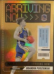 Brandin Podziemski [Holo] #15 Basketball Cards 2023 Panini Hoops Arriving Now Prices
