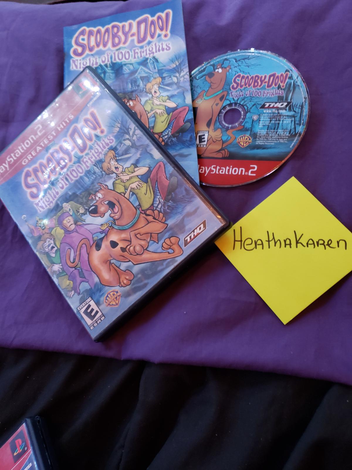 Scooby Doo Night Of 100 Frights [greatest Hits] Item Box And Manual