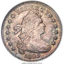 1805 [5 BERRIES JR-1] Coins Draped Bust Dime