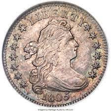 1805 [5 BERRIES JR-1] Coins Draped Bust Dime Prices