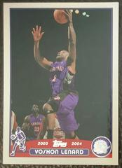 Voshon Lenard Basketball Cards 2003 Topps Prices