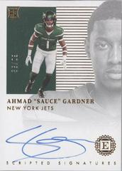 Ahmad 'Sauce' Gardner #SS-AG Football Cards 2022 Panini Encased Scripted Signatures Prices
