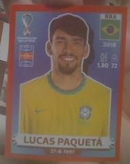 Lucas Paqueta [Red Border] Soccer Cards 2022 Panini World Cup Qatar Stickers Prices