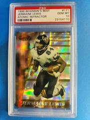 Jermaine Lewis [Atomic Refractor] #171 Football Cards 1996 Bowman's Best Prices