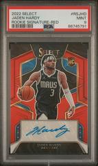 JADEN HARDY [RED] #RSJHD Basketball Cards 2022 Panini Select Rookie Signatures Prices
