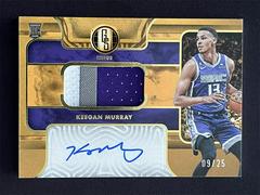 Keegan Murray [Prime] Basketball Cards 2022 Panini Chronicles Draft Picks Gold Standard Rookie Jersey Autograph Prices