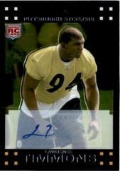 Lawrence Timmons [Autograph Refractor] Football Cards 2007 Topps Chrome Prices
