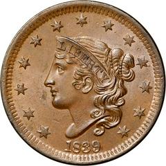 1839 [HEAD OF 38] Coins Coronet Head Penny Prices