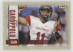 Jimmy Garoppolo [Gold] Football Cards 2014 Sage Hit Prices