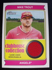 Mike Trout #CCR-MT Baseball Cards 2023 Topps Heritage Clubhouse Collection Relics Prices