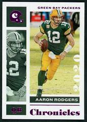 Aaron Rodgers [Purple] #35 Football Cards 2020 Panini Chronicles Prices