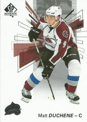 Matt Duchene #9 Hockey Cards 2016 SP Authentic Prices