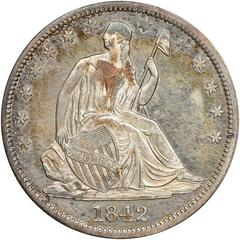 1842 O [MEDIUM DATE] Coins Seated Liberty Half Dollar Prices