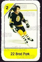 Brad Park Hockey Cards 1982 Post Cereal Prices