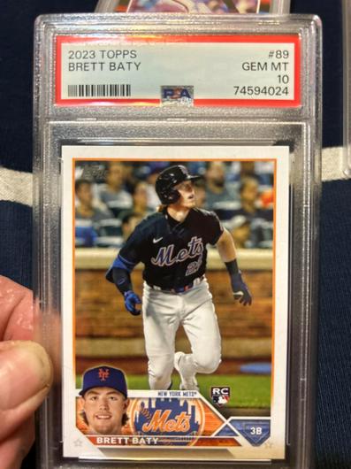 Brett Baty [Advanced Stats] | Graded 10 | 2023 Topps