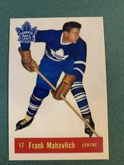 Frank Mahovlich Hockey Cards 1957 Parkhurst Prices
