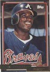 Deion Sanders Baseball Cards 1992 Topps Gold Prices