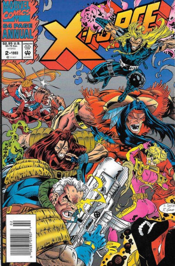 X-Force Annual [Newsstand] #2 (1993) Comic Books X-Force