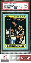 Mario Lemieux Hockey Cards 1990 O-Pee-Chee Box Bottoms Hand Cut Prices