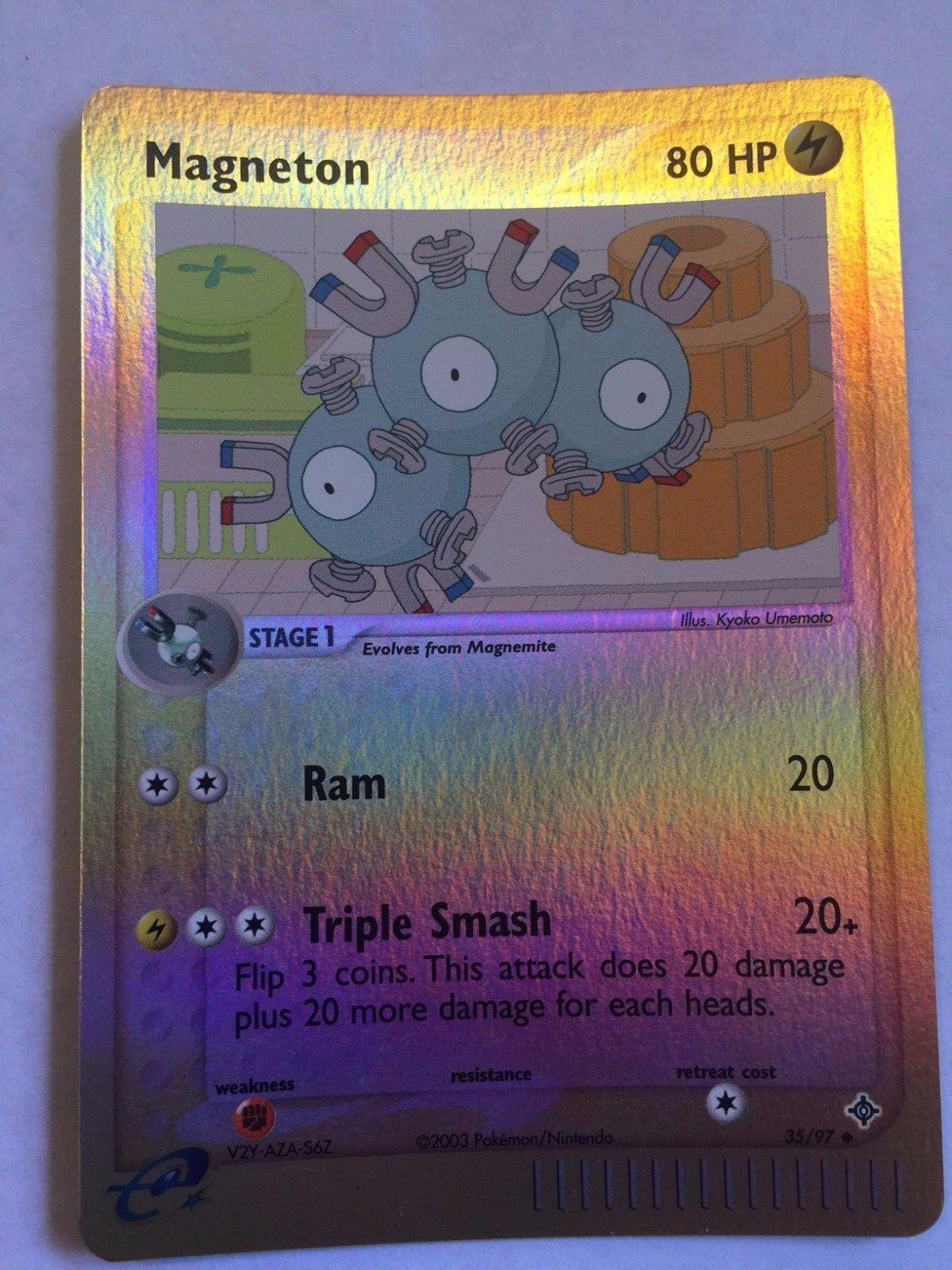 Magneton [Reverse Holo] #35 Pokemon Dragon